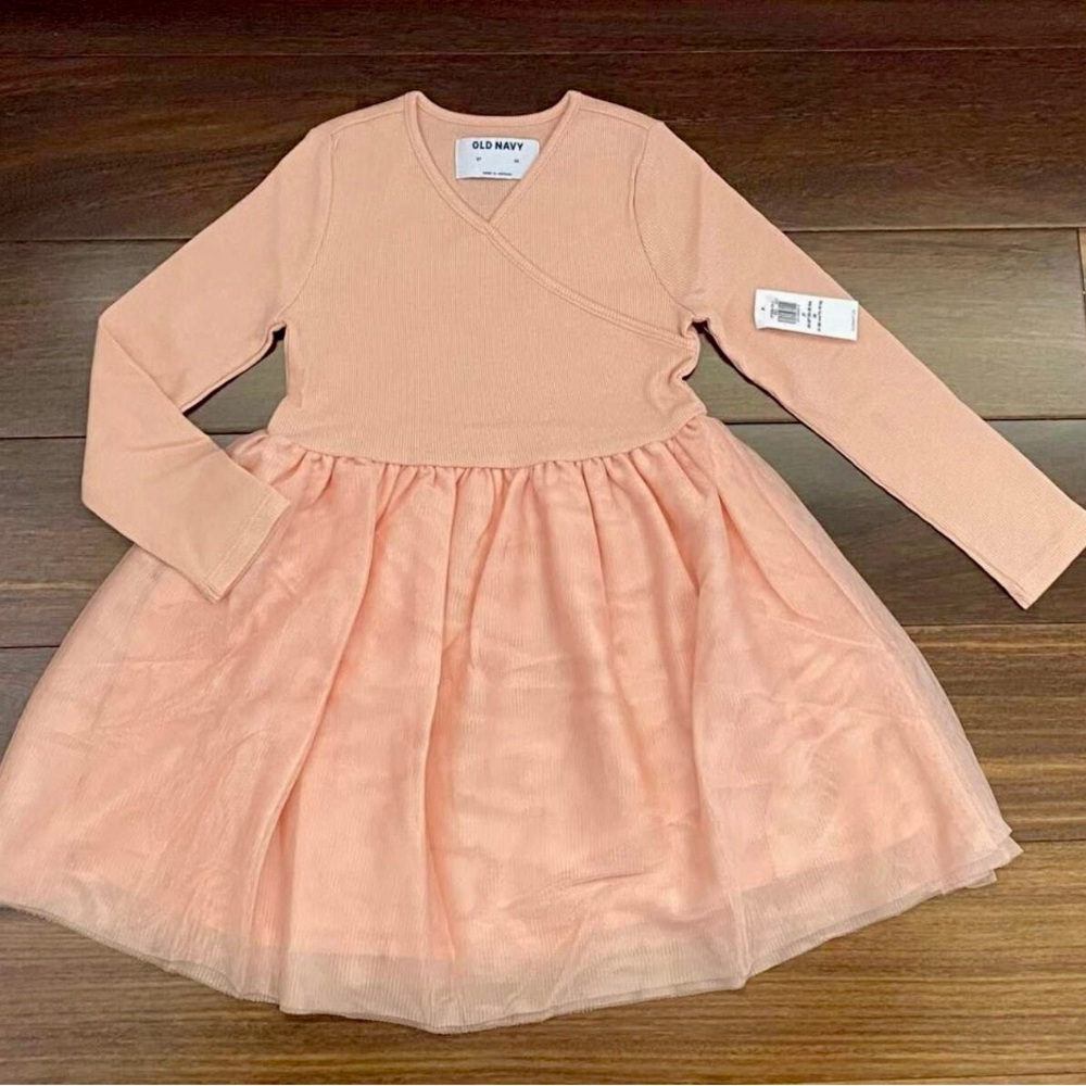 BNWT Old Navy Long-Sleeve Tulle Dress for Girls
